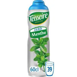 TEISSEIRE Boisson concentrée Zéro menthe 60cl
