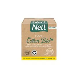 NETT Tampon coton Bio x16