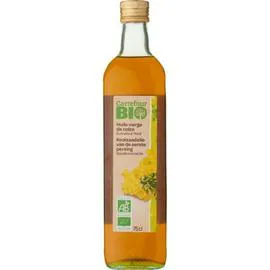 CARREFOUR BIO Huile bio de colza vierge 75cl
