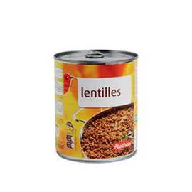 AUCHAN Lentilles 530g
