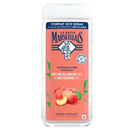 LE PETIT MARSEILLAIS Gel Douche pêche nectarine 650ml