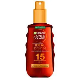 GARNIER, AMBRE SOLAIRE Huile Protection Solaire Ideal Bronze SPF 15 150ml
