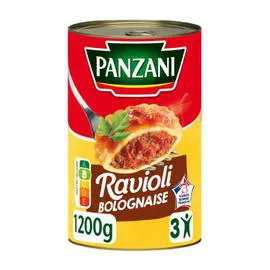 PANZANI Plat cuisiné ravioli bolognaise 1,2kg