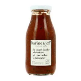 KARINEETJEFF Soupe De Tomate Et Concombre À La Menthe  Bio 250ml