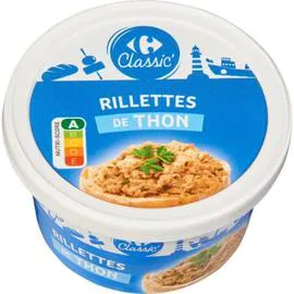 CARREFOUR CLASSIC' Rillettes de thon 125g