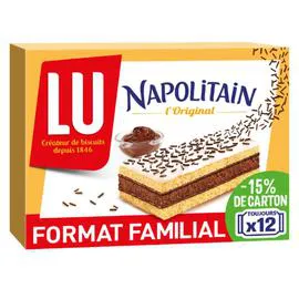 LU, NAPOLITAIN Gâteaux au chocolat L'Original 360g