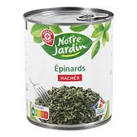 MARQUE REPÈRE, NOTRE JARDIN Epinards hâchés 795g