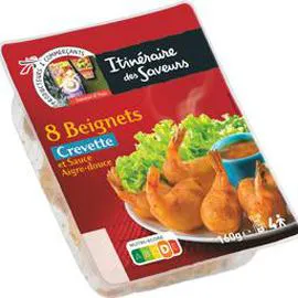 ITINÉRAIRE DES SAVEURS Saveur d'Asie - Beignets crevette et sauce aigre-douce 160g