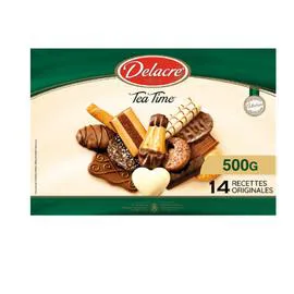 DELACRE Biscuits assortiment Tea Time 500g