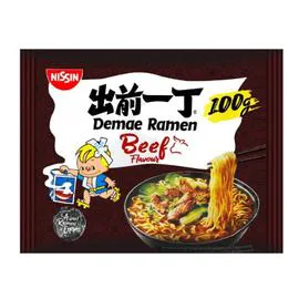 NISSIN Demae Ramen au boeuf sachet 100g