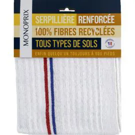 MONOPRIX Serpillière renforcée tous types de sols l'unité