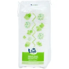 CARREFOUR SOFT Coton maxi duo Aloé véra x50