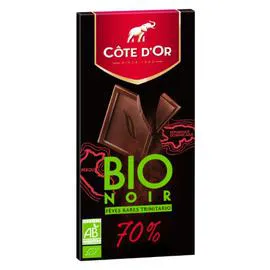 CÔTE D'OR Chocolat noir 70% Bio 90g