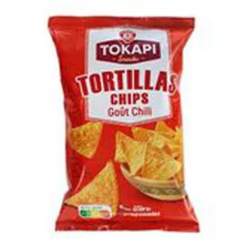 MARQUE REPÈRE, TOKAPI Tortillas chips Chili 150g