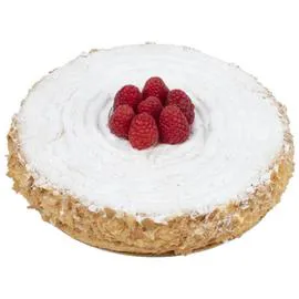 CARREFOUR Macaron framboise 6/8 parts l'unité