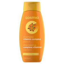 AUCHAN, COSMIA Shampoing au complexe vitaminé cheveux normaux à gras 500ml