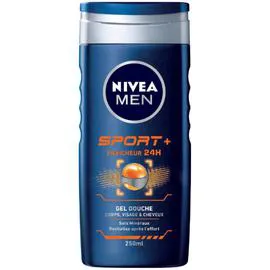 NIVEA MEN Gel Douche Sport+ 3 en 1 250ml