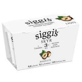 SIGGI'S Skyr noisette 2x140g