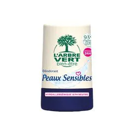 L'ARBRE VERT Déodorant Bille Hypoallergénique pour Peaux sensibles 50ml