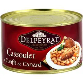 DELPEYRAT Plat cuisiné cassoulet canard 1,5kg
