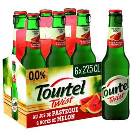 TOURTEL Bière au jus de pastéque notes de melon Sans Alcool Twist 6x27,5cl