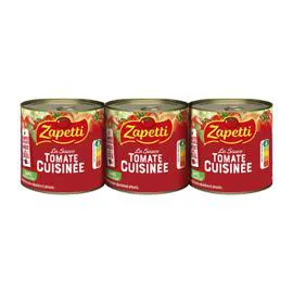 ZAPETTI Sauce tomate 3x95g