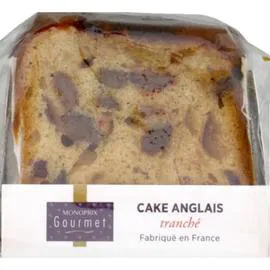 MONOPRIX GOURMET Cake anglais tranché 400g
