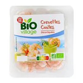 MARQUE REPÈRE, BIO VILLAGE Crevettes Bio 100g