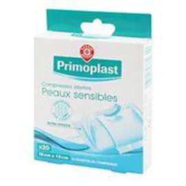 MARQUE REPÈRE, PRIMOPLAST Compresses stériles Ultra-douces x20 x20