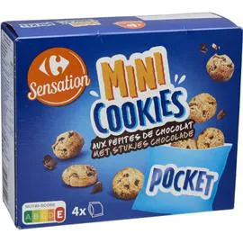 CARREFOUR, SENSATION Cookies pépites de chocolat SENSATION 160g