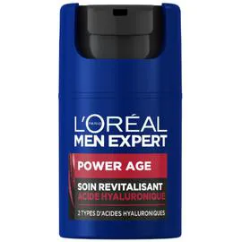 L'ORÉAL PARIS, MEN EXPERT Crème Visage Homme Soin Revitalisant Power Âge 50ml
