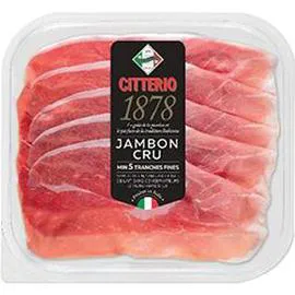 CITTERIO Jambon cru 80g