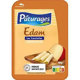 PÂTURAGES Edam, les tranchettes 200g