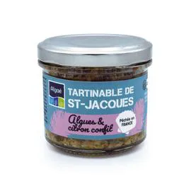 ALGAÉ Algae Tartinable de Saint Jacques Algues et citron confit 90g