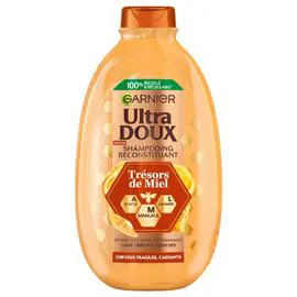 GARNIER, ULTRA DOUX Shampooing Trésors de Miel d'Acacia & Cire d'Abeille 600ml