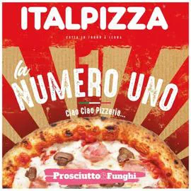 ITALPIZZA Pizza Numero Uno Prosciutto & Funghi 440g