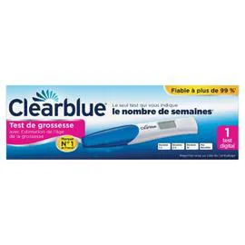 CLEARBLUE Test de grossesse digital l'unité
