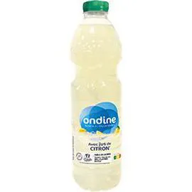 ONDINE Boisson à l'eau de source avec jus de citron 1,5l