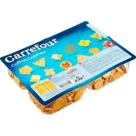 CARREFOUR Biscuits apéritifs assortiment Crackers 380g
