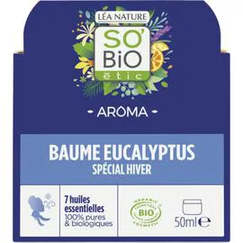 LÉA NATURE, SO'BIO ÉTIC Baume à l'Eucalyptus Spécial Hiver aux 7 Huiles Essentielles Bio 50ml