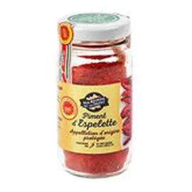 NOS RÉGIONS ONT DU TALENT Piment d'Espelette AOP 40g