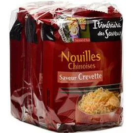 ITINÉRAIRE DES SAVEURS Saveur d'Asie - Nouilles chinoises saveur crevettes 3x65g