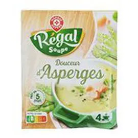 MARQUE REPÈRE, RÉGAL SOUPE Soupe Crème asperge Déshydratée 70g