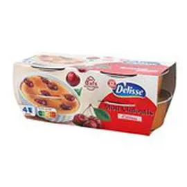 MARQUE REPÈRE, DÉLISSE Clafoutis aux cerises 4x85g