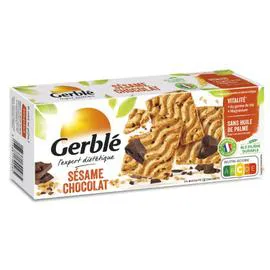 GERBLÉ Biscuits sésame chocolat 200g