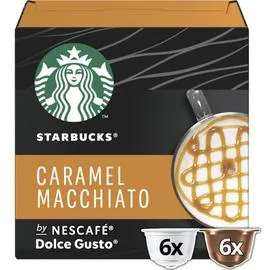 DOLCE GUSTO, STARBUCKS Café capsules Compatible Caramel Macchiato By Nescafé 127,8g
