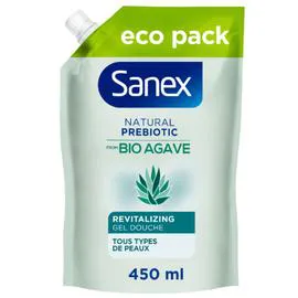 SANEX Natural Prebiotic - Gel douche revitalisant agave bio 450ml