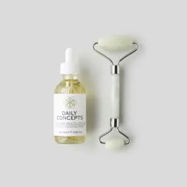 DAILY CONCEPT Kit Roller Jade et Huile D'Iris l'unité
