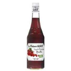LA MAISON GUIOT Sirop cerise griotte 70cl