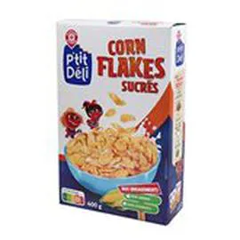 MARQUE REPÈRE, P'TIT DÉLI Corn Flackes sucrés 400g